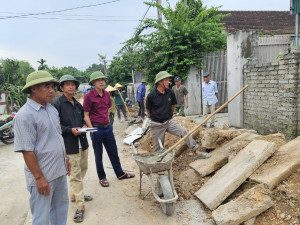 Nhân dân chung tay xây dựng NTM nâng cao